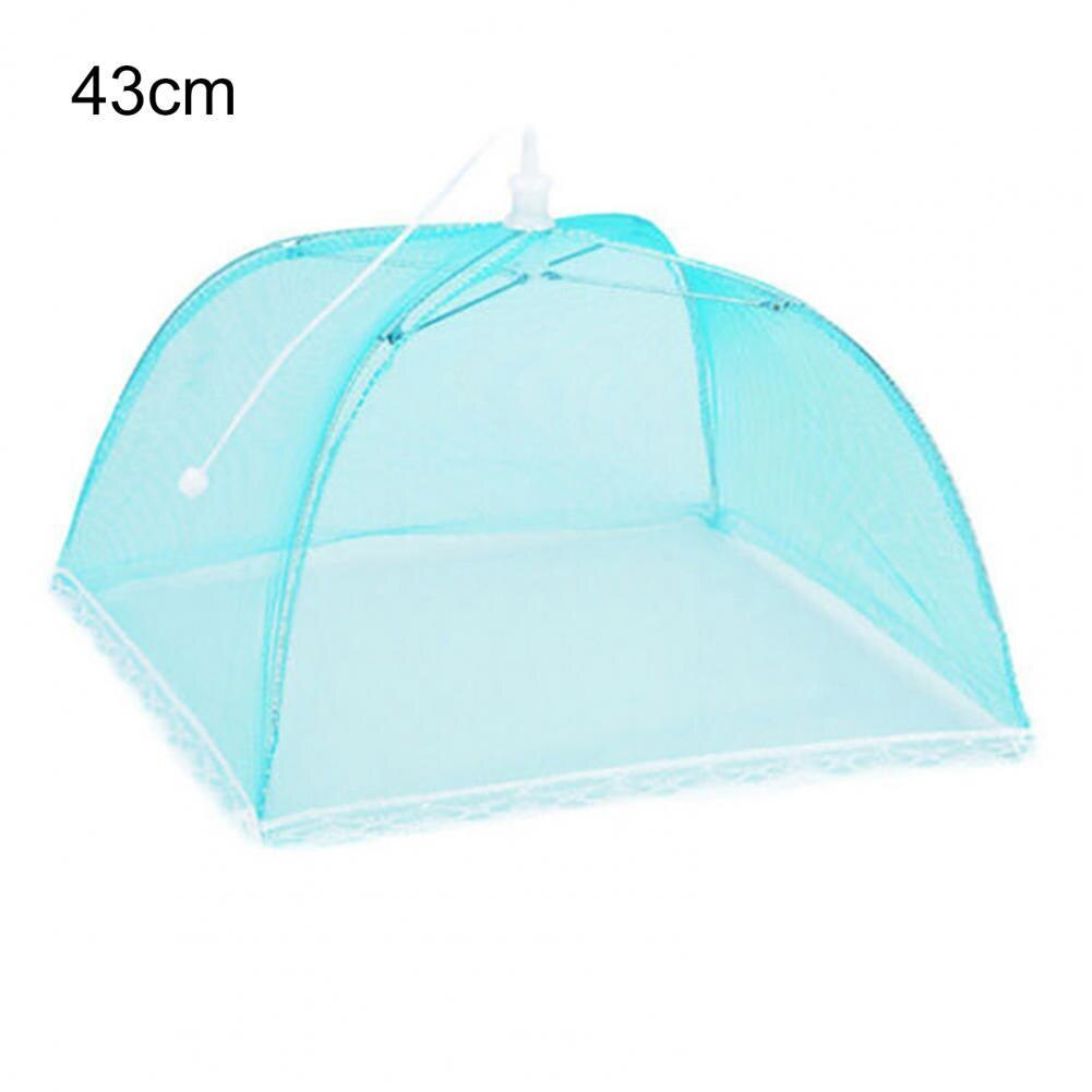 Couvercle pour aliments, robuste, Durable, léger, carré, pliable, Style parapluie, outil de cuisine, couvercle de repas, couvercle de bol: Blue 1