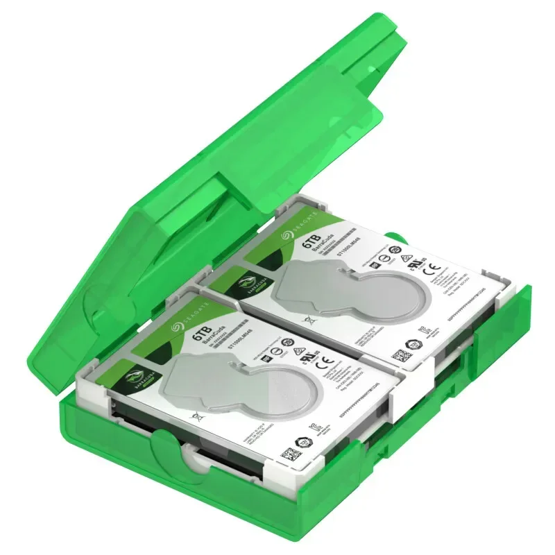 MAIWO 3.5" Portable Hard Disk Protection Case Hard Drive External Storage Case with Waterproof and Shockproof Hard Drive Case: green