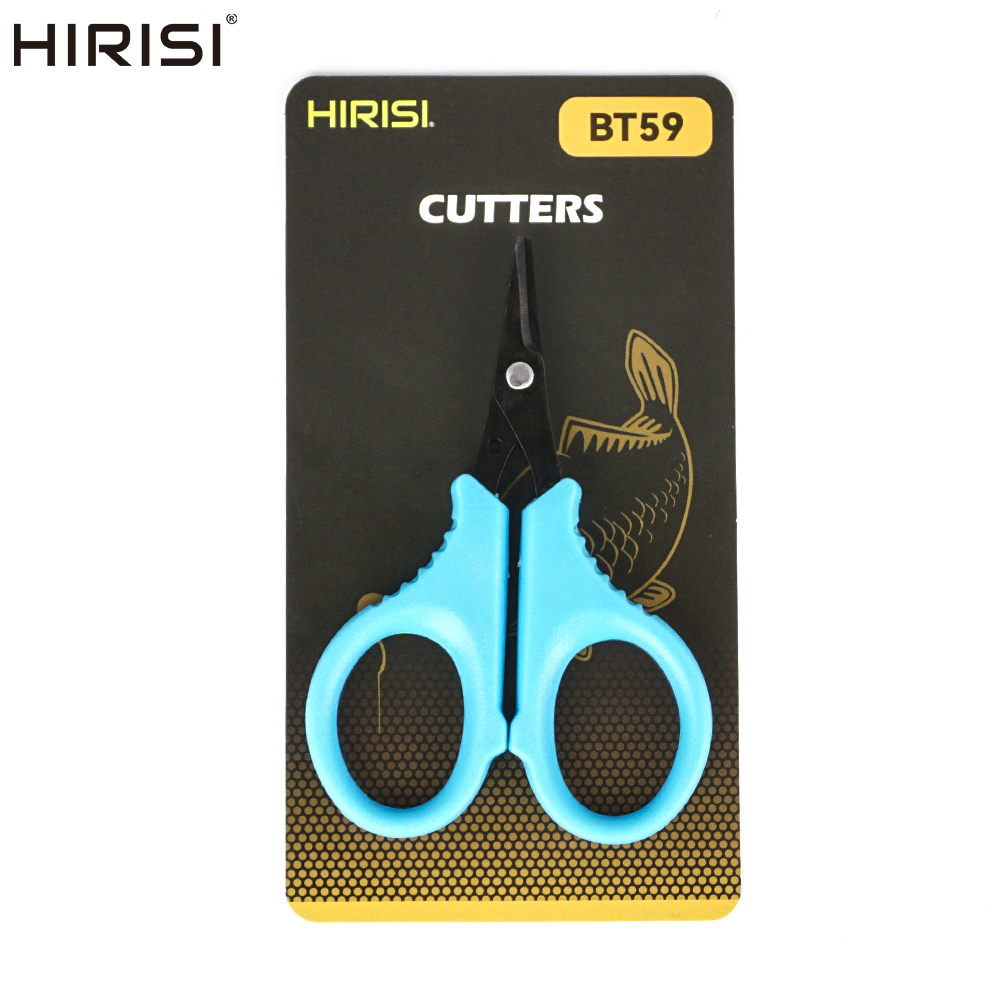 Hirisi-tijeras de pesca multifunción portátiles, tijeras de acero inoxidable, línea trenzada de Pe cortada, accesorios de herramientas de pesca de carpa BT59