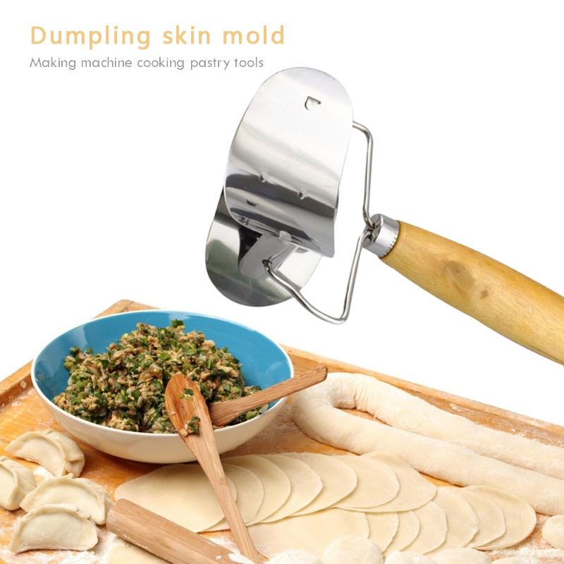 Stainless steel DIY Dumpling Wrapper Maker Mold Dough Press Pie Ravioli Cutters Mould Household Kitchen Cooking Pastry Tools