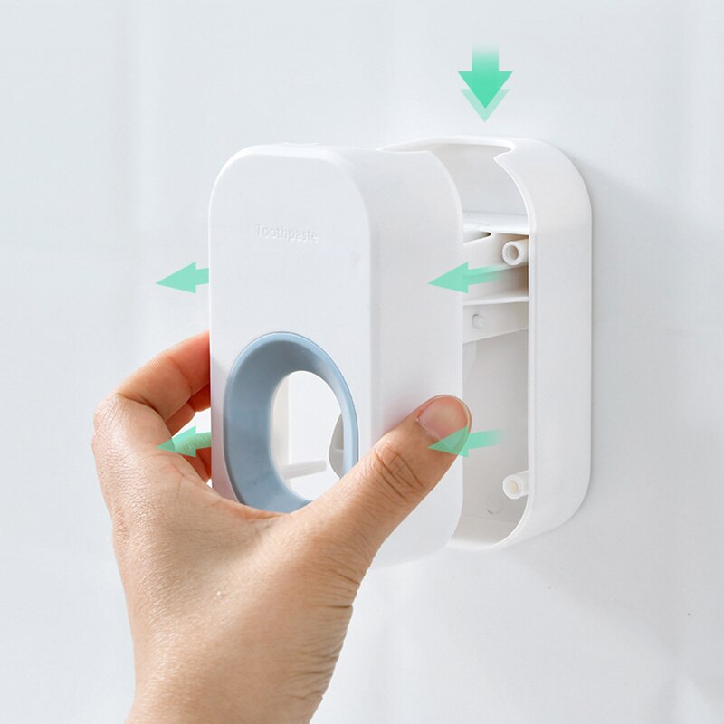 Automatic Toothpaste Dispenser Wall Mounted Toothpaste Squeezer Home Punch Free Toothpastes Dispenser Bathroom Accessories