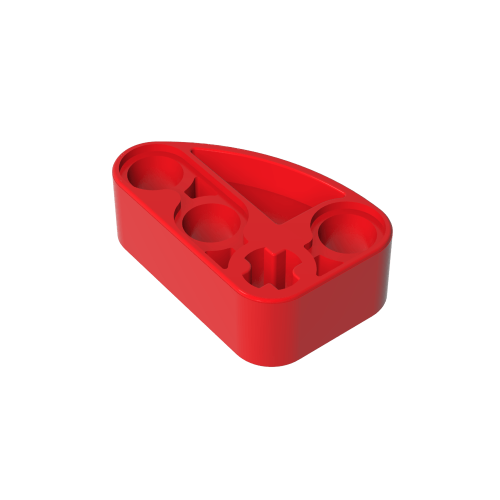 Moc Technic Beam 2x3 a forma di L con quarti ellisse blocchi spessi parti compatibili 71708 blocchi di costruzione fai da te mattoni giocattoli per bambini: WOOD