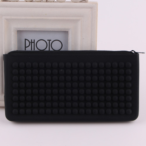 Praktische Unisex Siliconen waterdicht Lange Clutch Wallet Huishoudster's Casual Goedkope telefoon/Key/Portemonnees Potlood Tas voor studenten