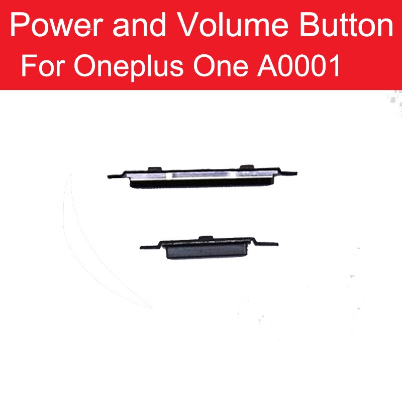 100%  ægte tænd/sluk-knap til oneplus 1 a0001 5.5 &quot; udvendig tænd/sluk-tast til 1+  én op &amp; ned volumenkontrol tastaturdele: 1 sæt