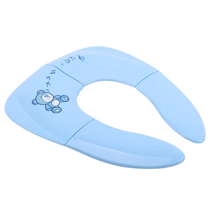 Travel Folding Potty Seat BabyToddler Portable Toilet Training Seat Covers Training Seat Cover Cushion Child Pot Chair Pad: blue
