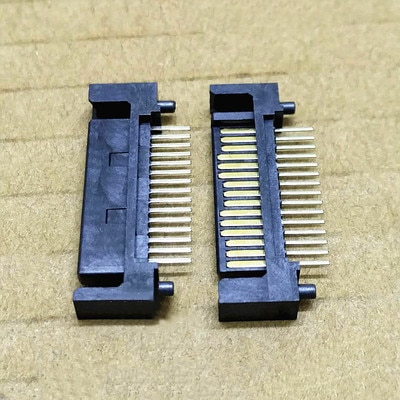SATA Connector Male 15P Hard disk interface Straight Pin Connector Socket