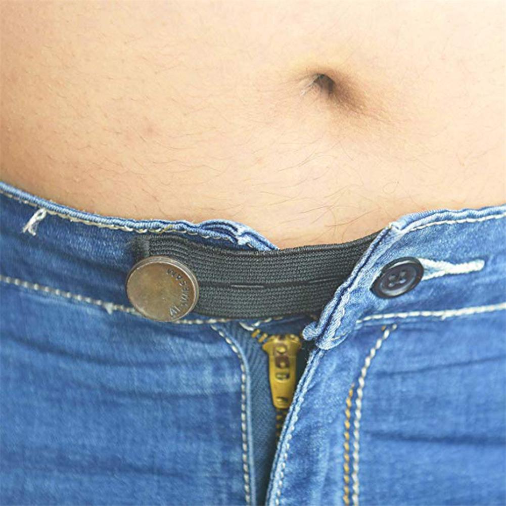 1 Pcs Rock Hosen Jeans Taille Expander Bund Extender Taste Hose Extender Elastische Extender Wonder Taste Gürtel Erweiterung B