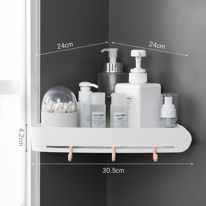Douche Organizer Zuignap - Douche Zuignap Houder Zuignap | Badkamer Opbergplank | Douche Wandplank Opbergmand Voor Shampoo Toiletartikelen, Keuken & Badkamer Organizer