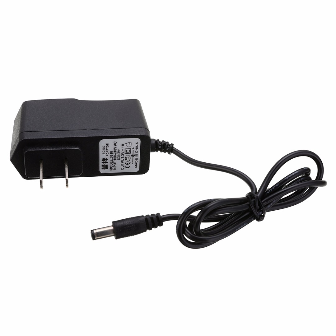 AC Adapter naar DC Voeding Lader Cord 3 Volt 1A 1000mA 5.5/2.1mm Plug Anti Jamming ONS plug Voeding Mayitr