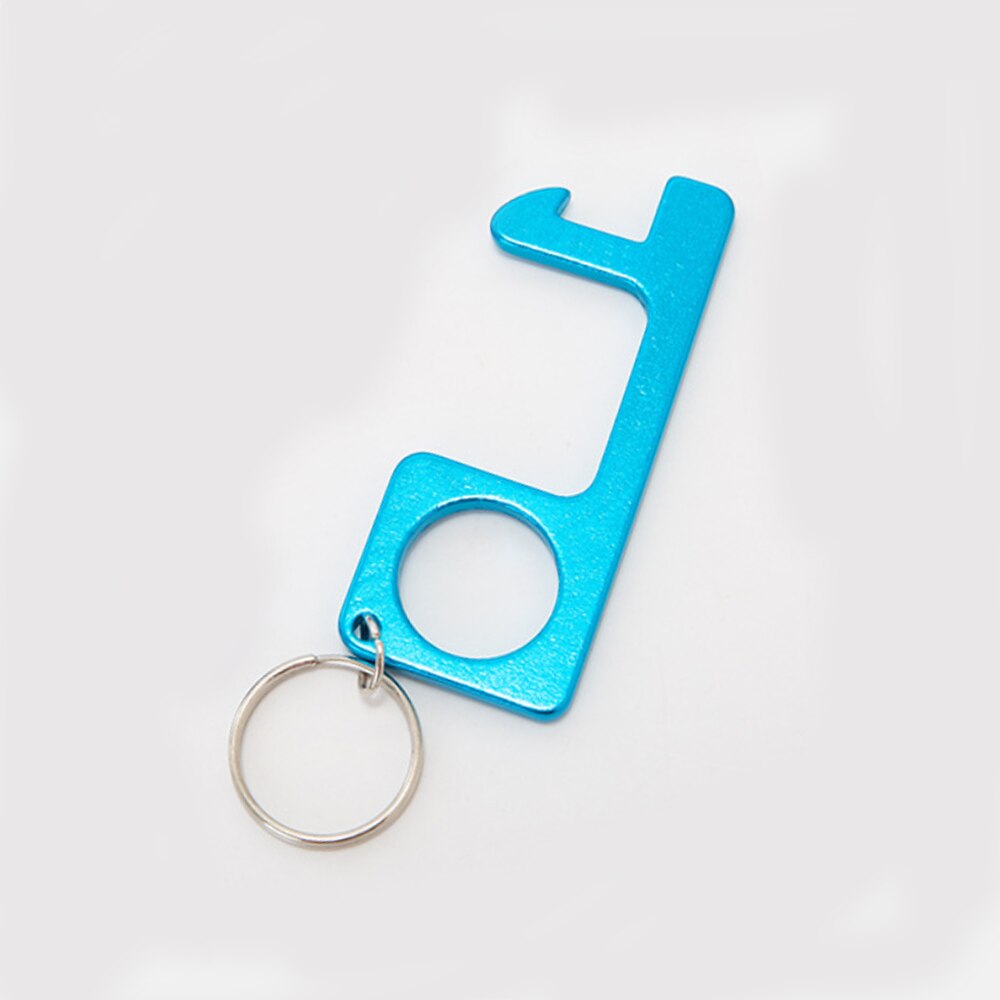 Ouvre-porte Anti-contact alliage Anti-bactérien Protection Anti-contact Isolation clé artefact crochet de porte ouvre-porte avec bouteille Op: 5