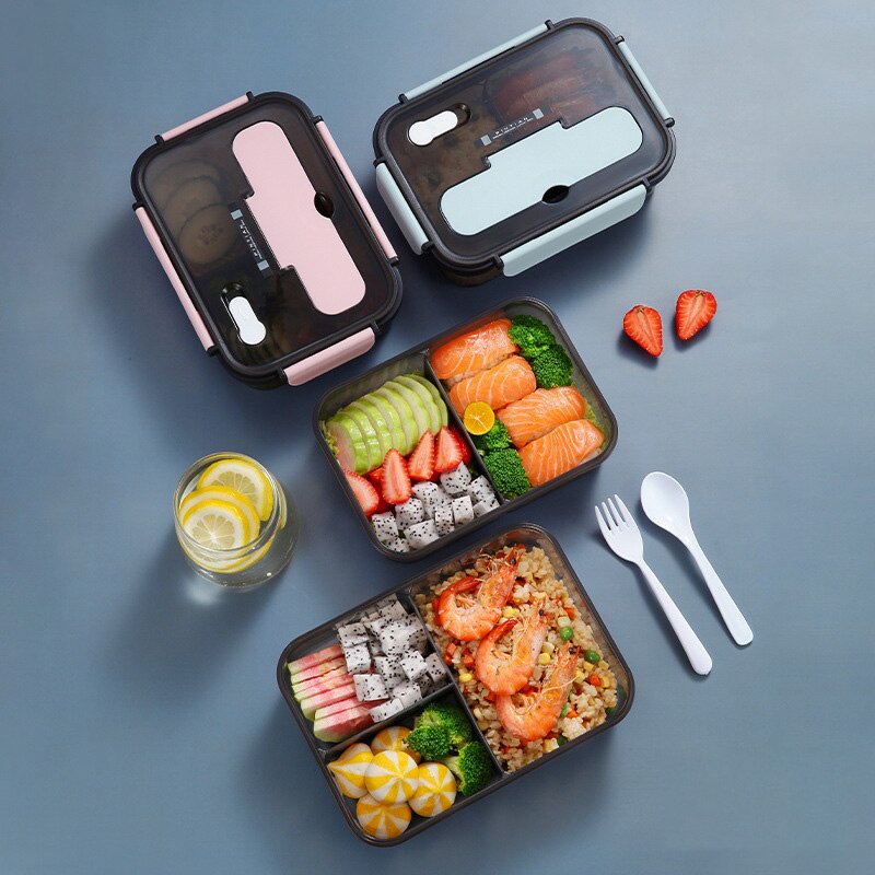 Transparante Lunch Box For Kids Voedsel Container Opslag Geïsoleerde Lunch Container Bento Box Japanse Snack Doos Ontbijt Dozen