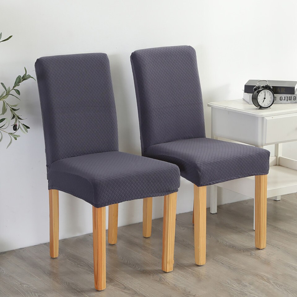Super Zachte Fleece Stof Stoel Cover Elastische Stoelhoezen Spandex Voor Eetkamer/bruiloft/Keuken/Hotel Party banket