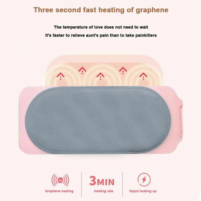 Bescherming Ondersteuning Riem Verwarming Warm Paleis Riem Trillingen Warm Paleis Schat Koud Verstelbare Baarmoeder Pijn Usb
