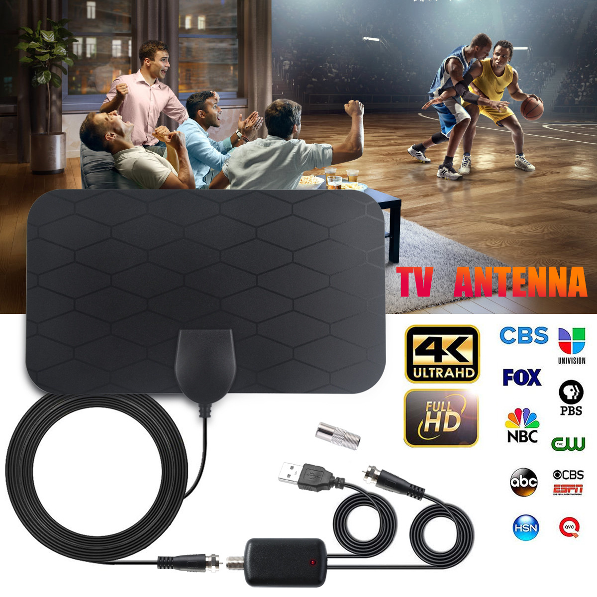 indoor digital TV antenna ground wave Mini HDTV antenna hdtv-t2 antenna