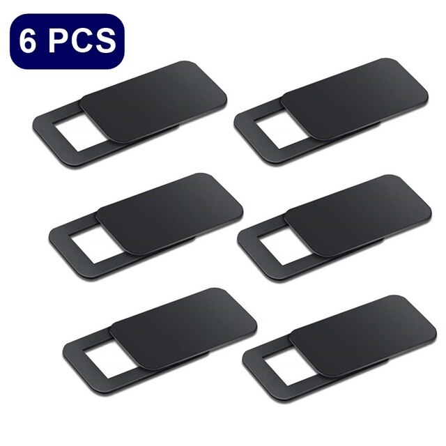 3/6PCS Universale WebCam Coperchio Otturatore Magnete Cursore di Plastica di Copertura Della Macchina Fotografica per Il IPhone PC Computer Portatili Obiettivo Del Telefono Mobile privacy Sticker: Altri