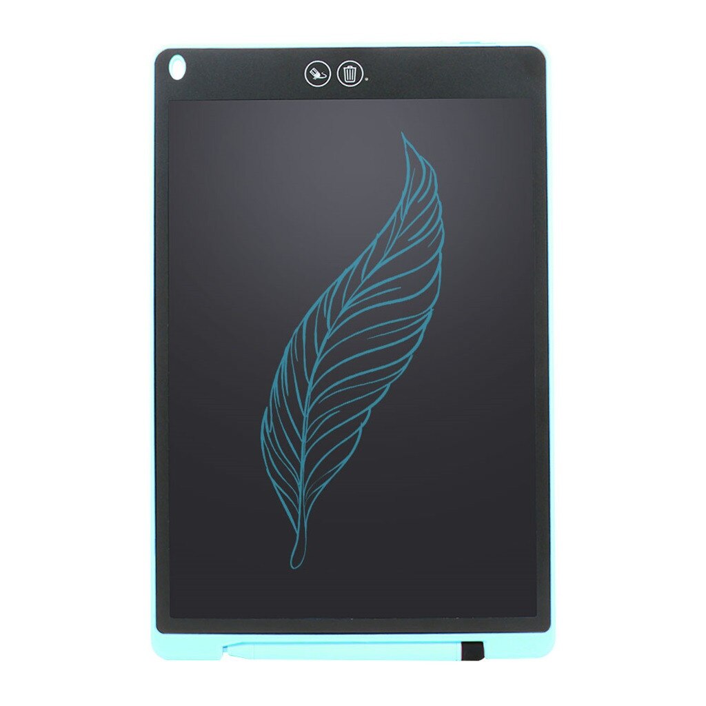LCD Writing Tablet 12 inch Digital Drawing Electronic Handwriting Pad Message Graphics Board Kids 12inch Writing Board: Blue