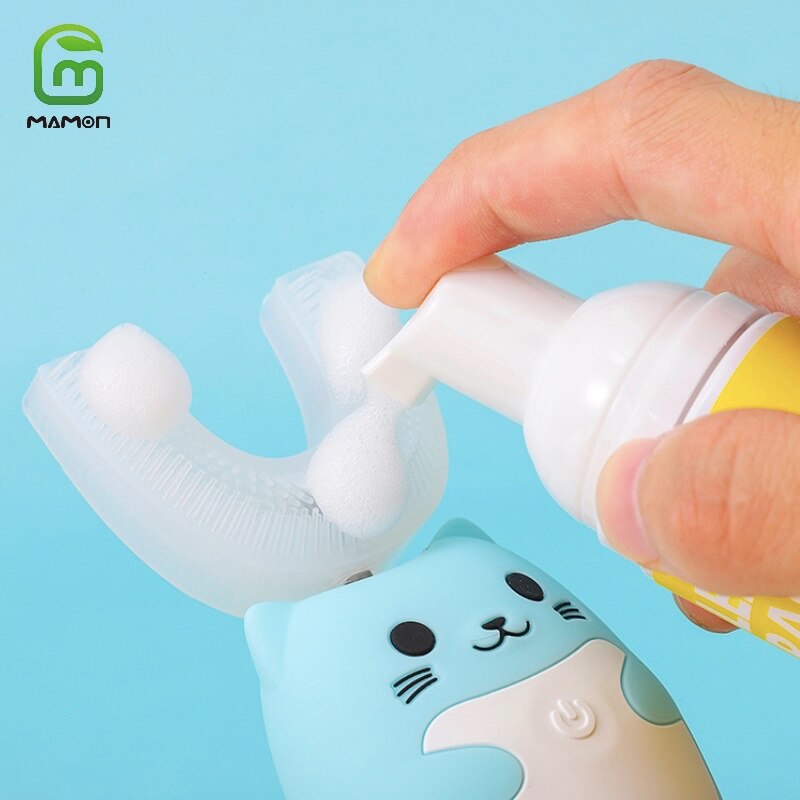 Mamon Kids Kinderen Elektrische Tandenborstel Voor Meisje En Jongen Waterdichte Timer Oplaadbare Met Uv Steriliseren