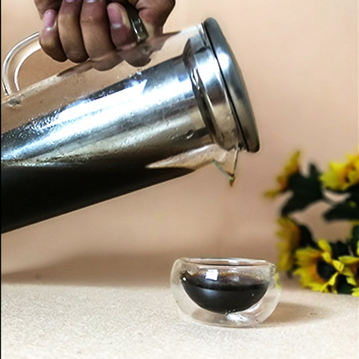 1500ml Cold Brew Coffee Maker Pot Glass Cold Brew Maker Pitcher Iced Coffee Maker Brewer Carafe