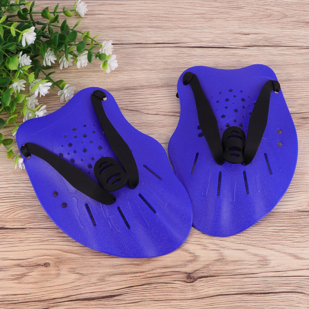 1 paar Schwarz Schwimmen Handschuhe Schwimmhäuten Aquatische Fit Traning Handschuhe Paddel Tauchen Hand Web: Blue