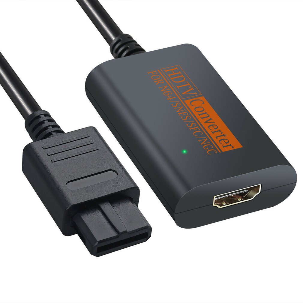 For Dreamcast to HDMI Converter HDMI Cable for N64 / GameCube / SNES Console, Plug and Play HDMI Converter Adapter