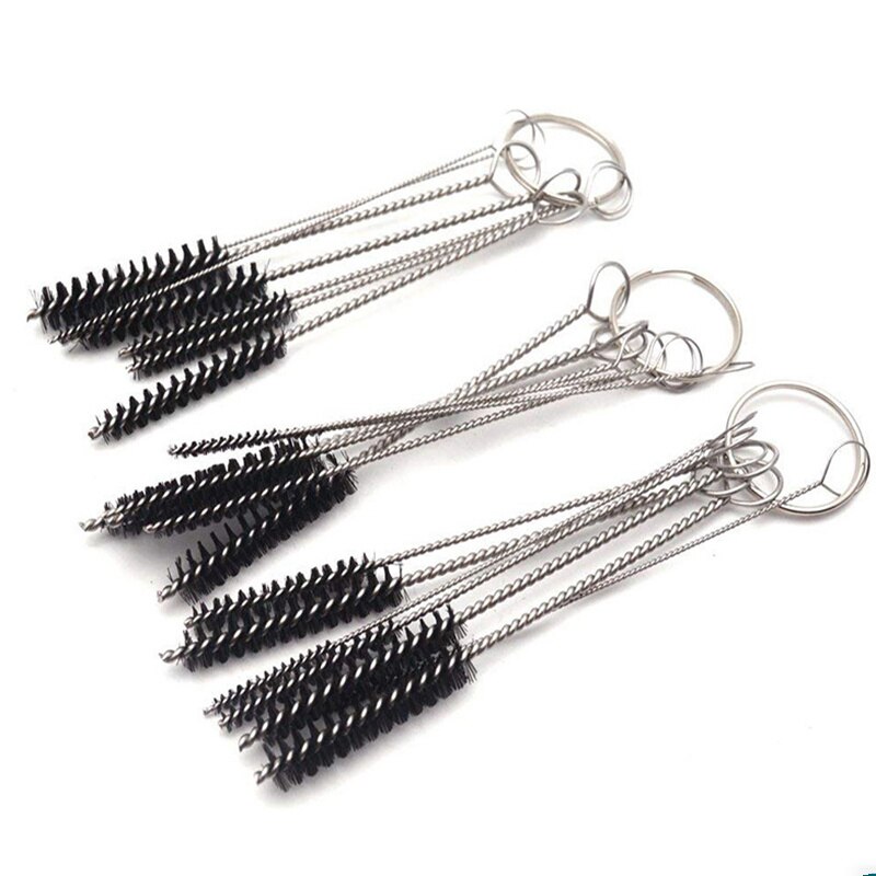 7 Pcs/lot bébé biberon brosses nettoyant multifonctionnel nettoyage brosse en acier inoxydable lavage boire biberon