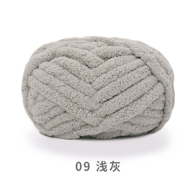 226g/Ball Super Dicke Wolle klobig Garn Filz Wolle umherziehen Garn Hand-gestrickte Kappe Decke Kissen Haustier Nest Häkeln Garn: 09