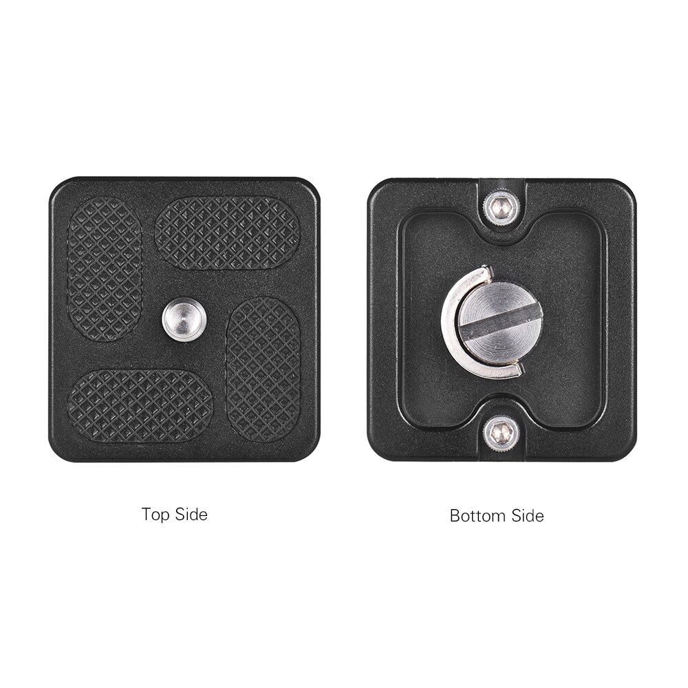 40*38mm Size Aluminum Alloy Universal Quick Release Plate D-40T QR Plate with 1/4 Inch Screw Tripod Ball Head Camera Accessory