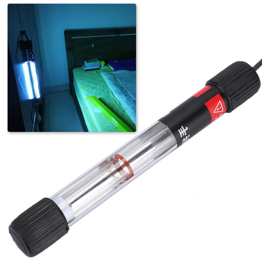 220V 7W UV Cleaning Light Handheld Portable Ultraviolet Cleaning Light with Ozone ultraviolet lamps black