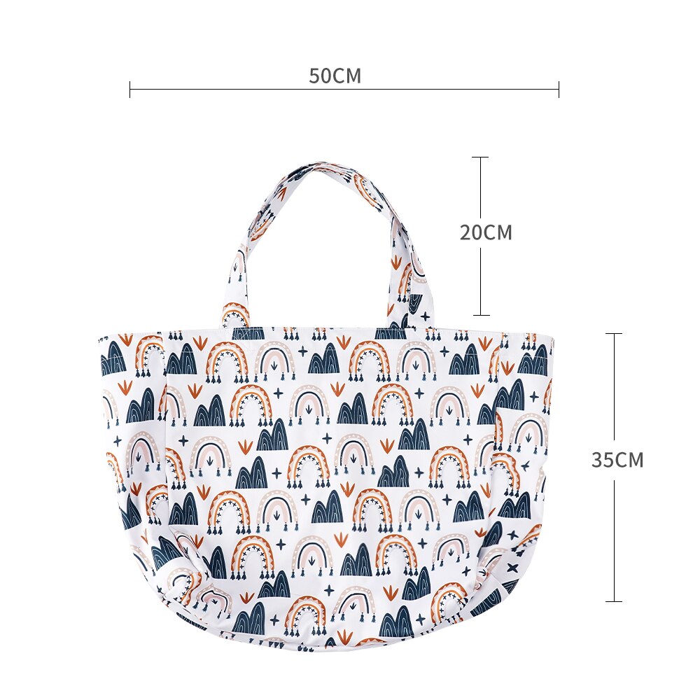 Coolapeach Gedruckt nass Tasche wasserdichte PUL schulter reisetasche wiederverwendbare waschbar windel tasche