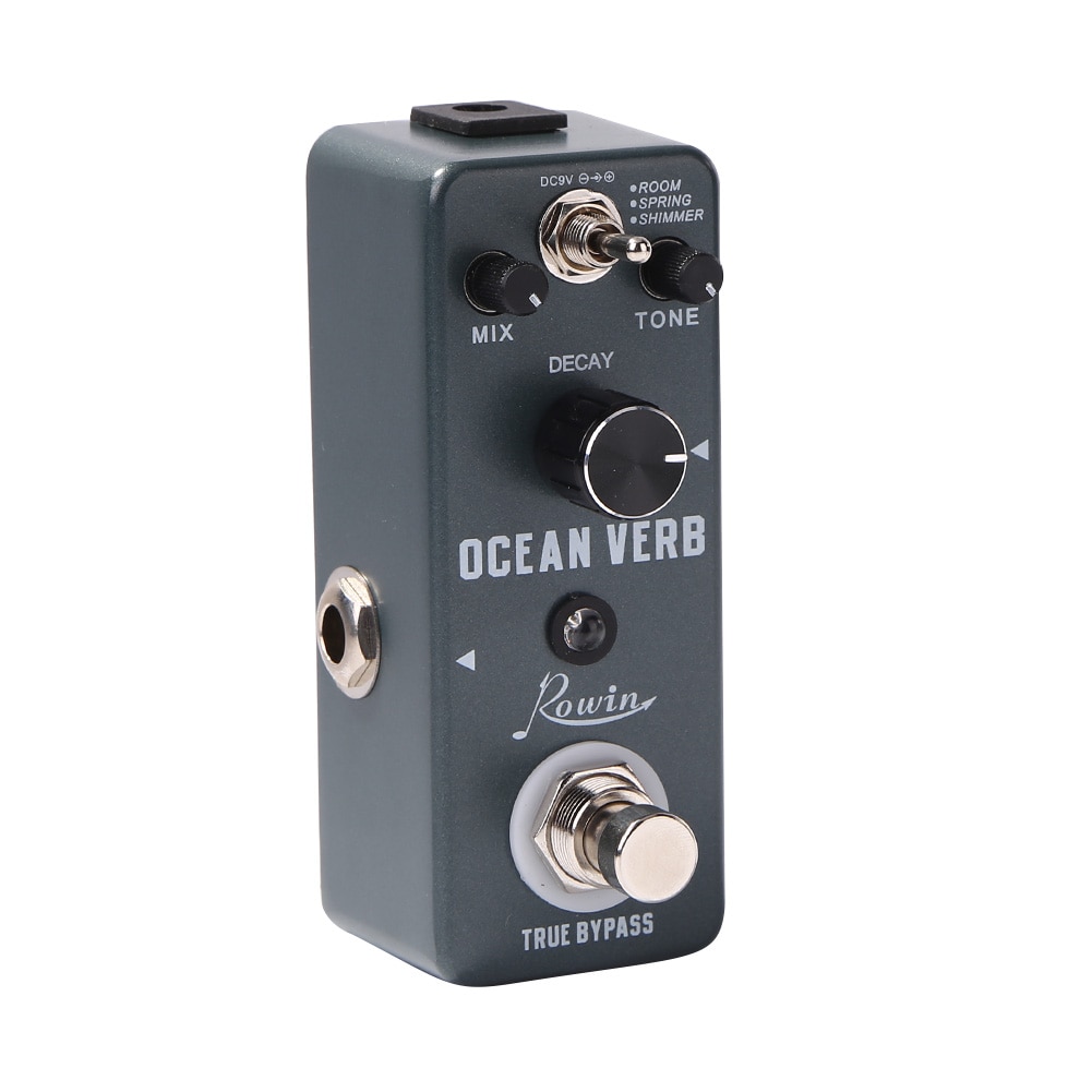 Guitar Digital Reverb Pedal Ocean Verb Room Spring Shimmer Guitar Effect for Rowin Music Lovers Playing Accessories