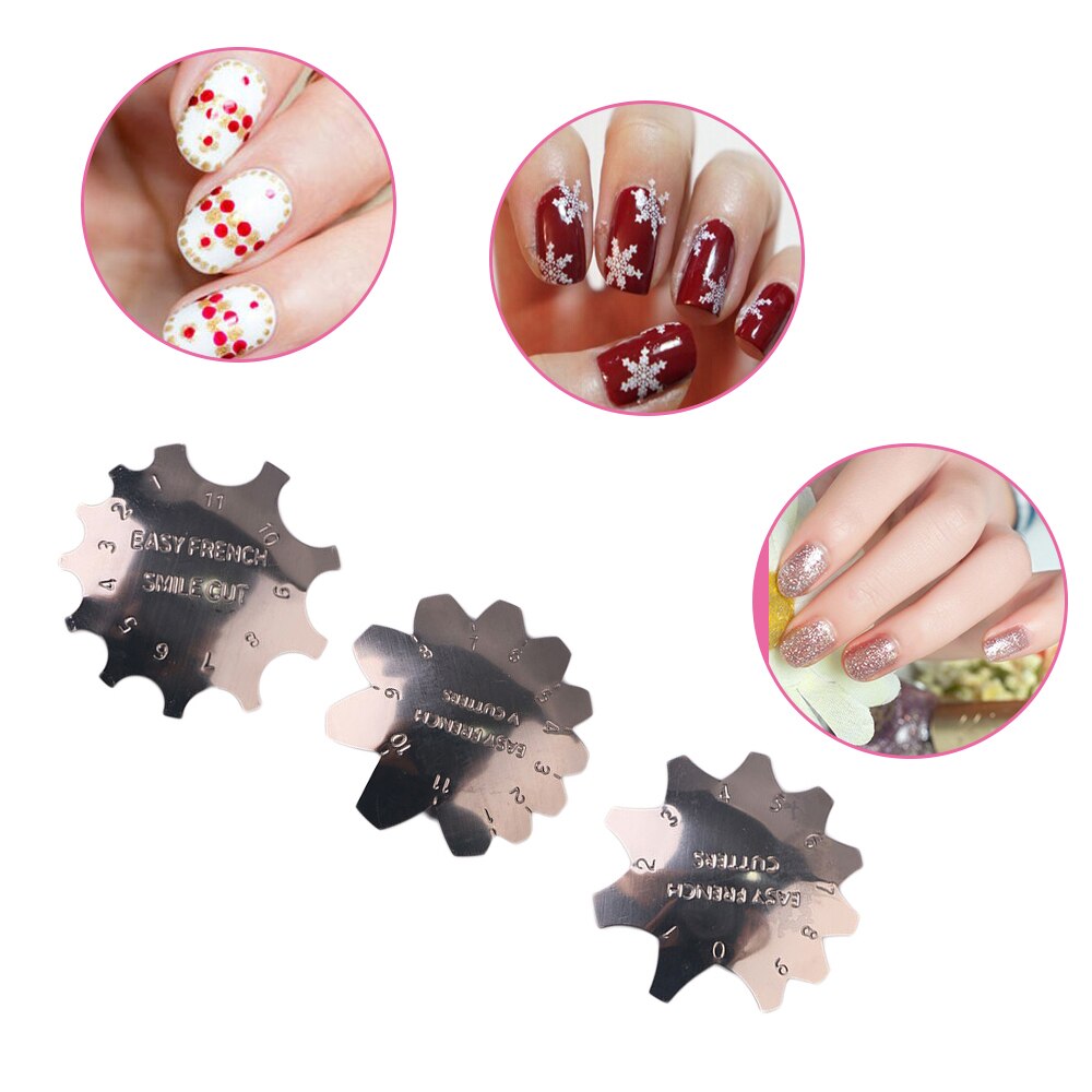 Smile Line Diy Easy French Cutter Edge Manicure Stainless Steel