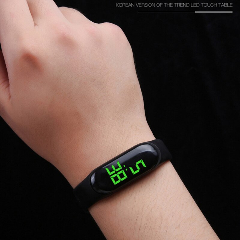 Creatieve Groene Display Kinderen Horloges Sport Waterdichte Led Kinderen Horloges Jongens Digitale Klokken Voor Meisjes Beste Cadeau Reloj Niño