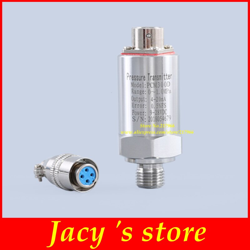 Flykontakt trykktransmitter lavspenning 3.6v 5v dc9-24v diffusjon silisium trykktransmitter sensor 4-20m