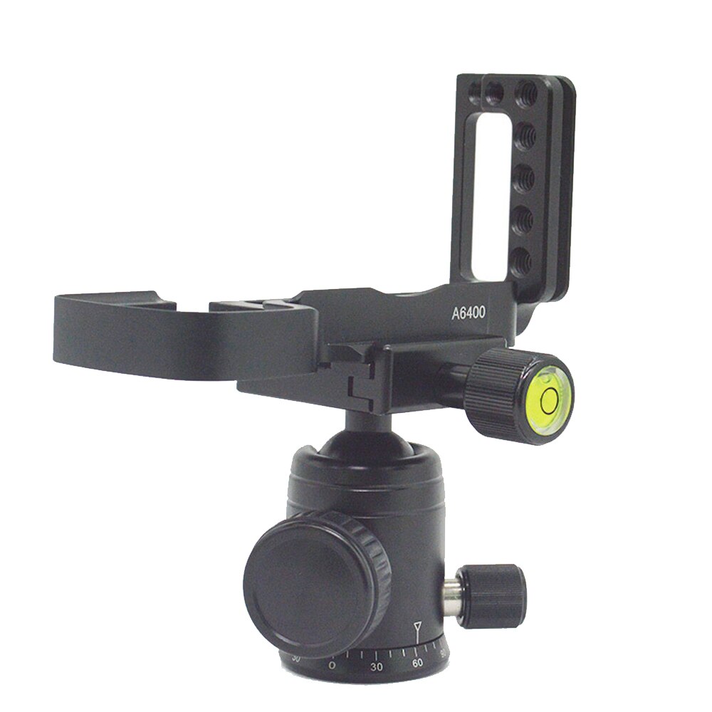 Jintu Metalen Quick Release Houder Plaat Verticale L Beugel Handgreep Met Shoe Voor Voor Sony Alpha A6400 ILCE-6400L 6400M