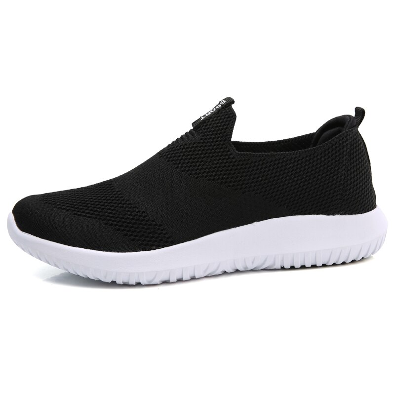 O16U Autumn Women Sneakers Shoes Flats shoes Women Breathable Mesh Sneakers Shoes Slip on Loafers Creepers Shoes Ladies
