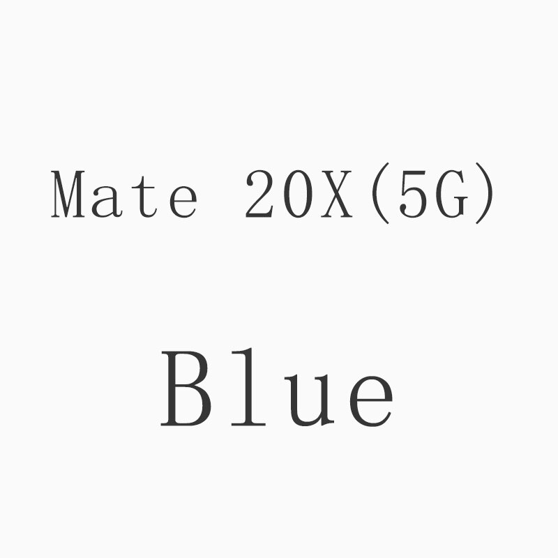 6000mAh Battery Charger Case Charging Power Case Battery Case For HUAWEI Mate 20X Power Bank For HUAWEI Mate 20X 5G Case Battery: Mate 20X(5G) - Blue