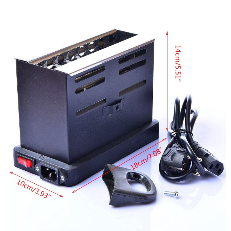 Mini estufa de carbón portátil, 800W, quemador eléctrico, horno de placa , cocina casera