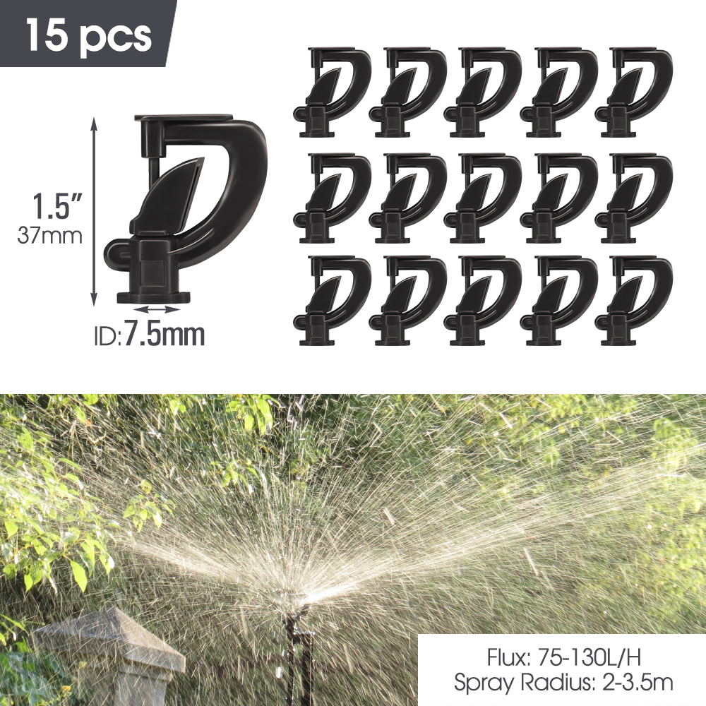24-stijlen Tuin Micro-Irrigatiesproeiers Mini-Sproeiers Diy Gazon Boerderij Bewateringssysteem Refractie Jet Automatische Roterende Nozzle