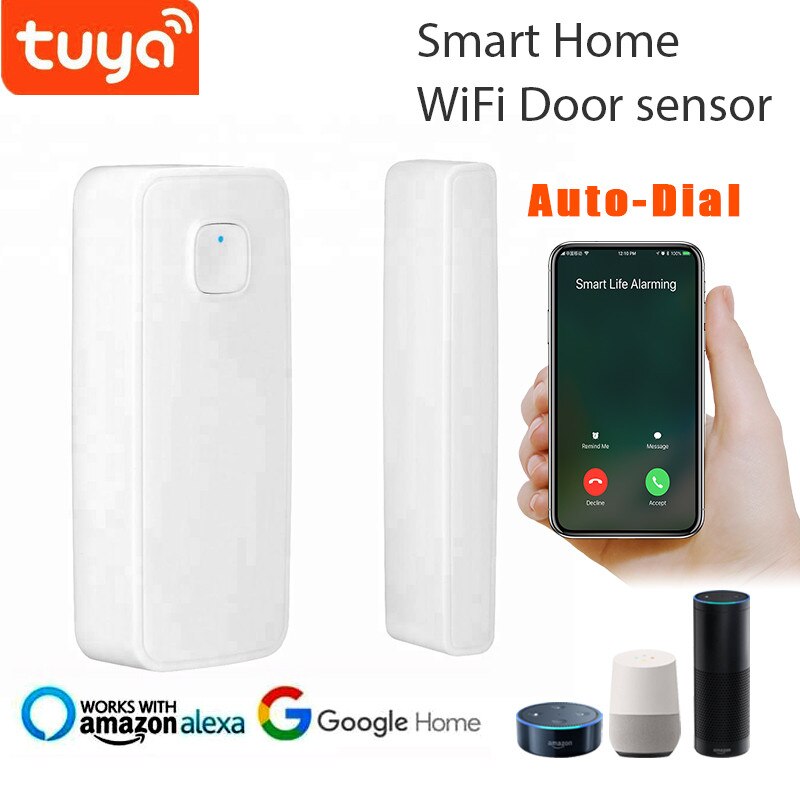 Tuya Smart Leven App Controles Wifi Deur Magnetische Deur En Raam Alarm