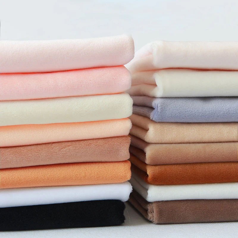 50x50cm 1mm Puppe Haut Stoff Fabrik Spezielle Haut Farbe Stoff Kristall Super Weiche Kurze Plüsch Stoff DIY handgemachte Tuch TJ9871