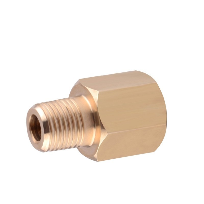 ESPEEDER Oil Pressure Gauge Sender Adapter 1/8-27 NPT Female To 1/8 BSPT Male Thread Reducer Automotive Parts