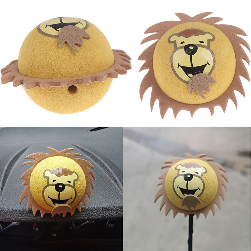 1Pc Leuke Eend Bloem Aap Panda Dier Auto Antenne Pen Topper Antenne Eva Bal Decor Speelgoed Ornament 13 Soorten