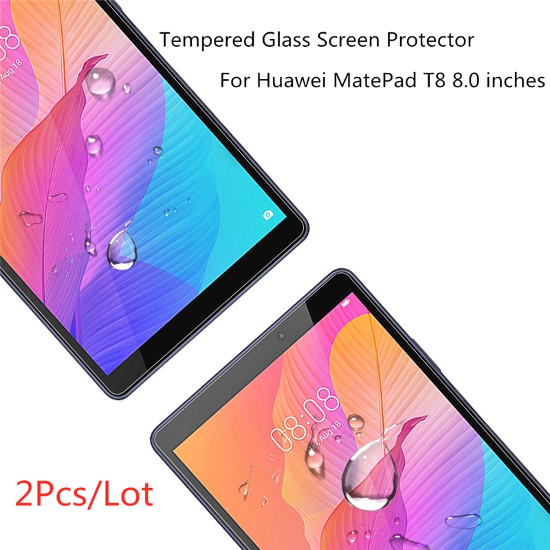 2 stuks Voor Huawei MatePad T8 8.0 inches Gehard Glas Screen Protector T 8 8 &quot;Tablet Beschermfolie Voor kobe2-L03 KOB2-L09