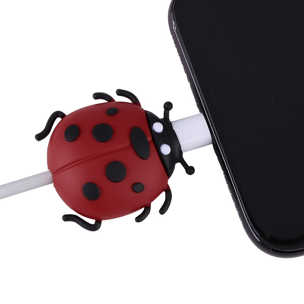 Mnycxen Kabel Linie Beißen für Iphone schnur Tier Zubehör Schützt Niedlich Schutz Kabel Tier Beißen Kabel Wickler Veranstalter z70: K