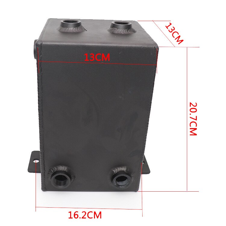 High performance Universal 3L Aluminium Surge tank mirror polish Fuel TANK 3L Universal Fuel Surge Tank 3Litre