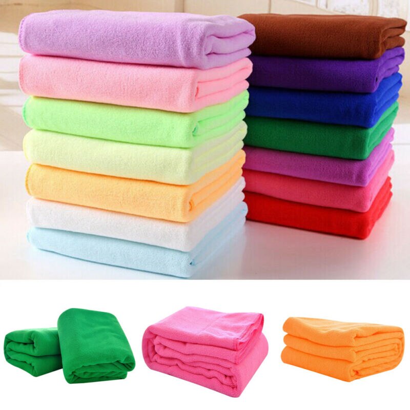 Snel drogende handdoek van vezel, microvezel, absorberend strandhanddoek, 70 x 140cm draagbare handdoek, jurk, dames, nachtkleding, spa, lichaamspakking
