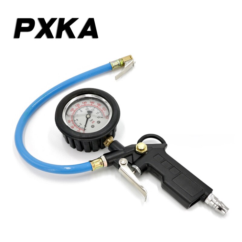 Automobile inflating nozzle inflating gun head tire tool inflating nozzle joint pressure gauge monitor