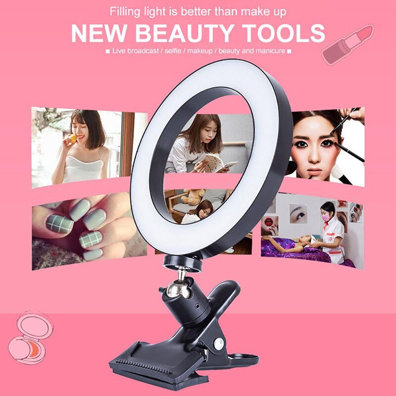 Fill Light Camera ring light brightness camera light Makeup Fill Light Net Celebrity Live Light Desktop Lamp Holder Connected
