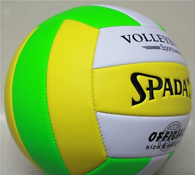 YUYU Volleyball Ball official Size 5 Material PVC Soft Touch Match volleyballs indoor training volleyball: white yellow green