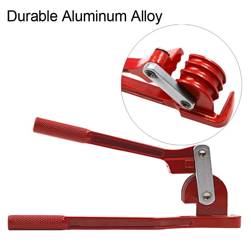 3 in 1 Copper Pipe Bender Hand Tool Bending Machine Manual Tube Bender for Brake Tubes 6mm 8mm 10mm 90/180 Degree Curving Pliers
